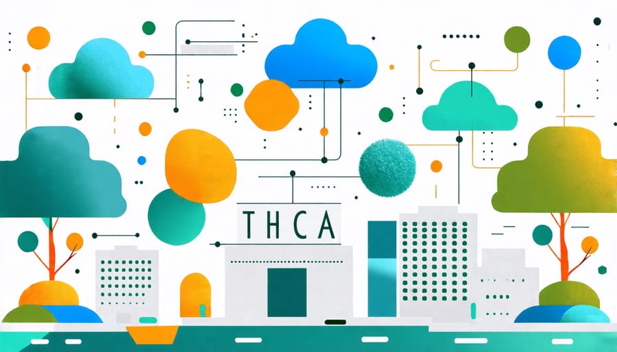 Visual representation of regulations impacting THCA gummies market